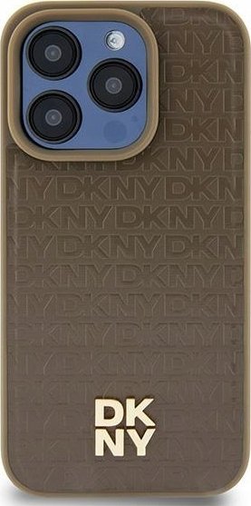 Futrollë për telefon DKNY DKHMP15MPSHRPSW, iPhone 15 Plus 14 Plus 6.7", MagSafe, kafe