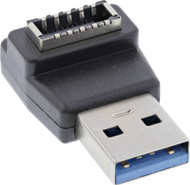 Adapter USB InLine USB 3.2, USB A mashkull në USB E paneli i përparmë