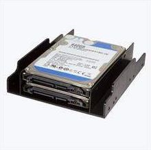 Përshtatës LogiLink në dy disqe, 3.5" - 2.5"
