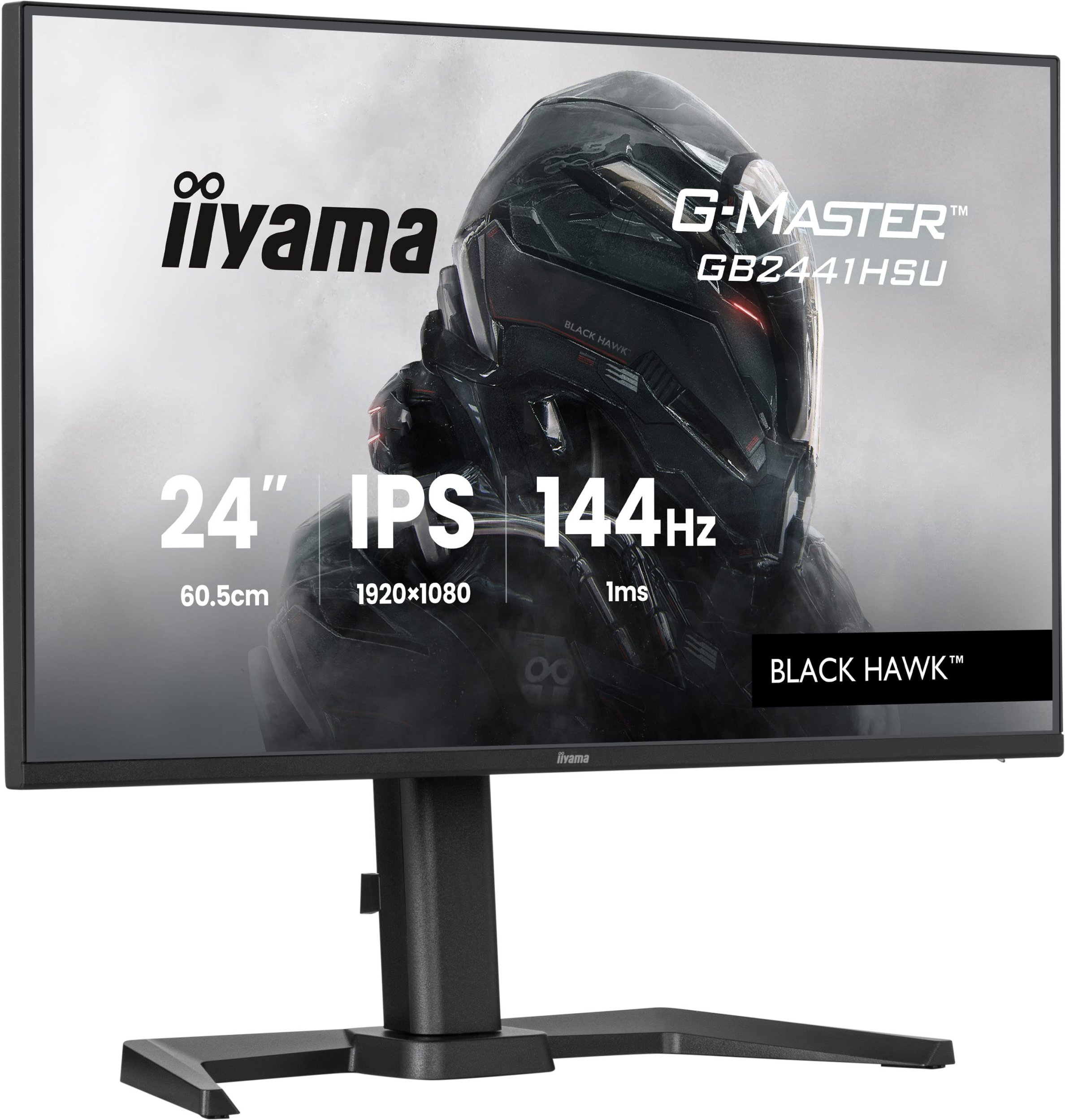 Monitor gaming Iiyama G-Master GB2441HSU B1, 23.8", Full HD 144Hz, i zi
