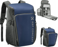 Ранец за фотографска опрема K&amp;F Concept KF13.128.v2, 25L, за Canon Nikon, сина