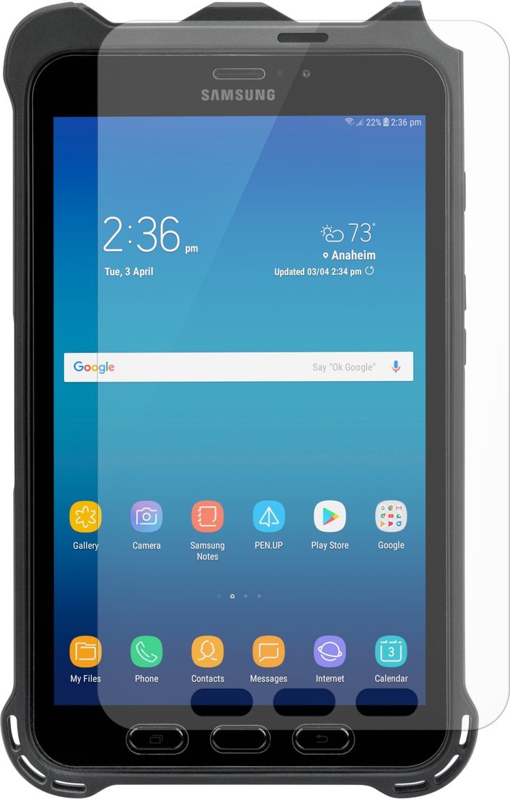 Заштита за екран Targus AWV1308TGLZ, за Samsung Galaxy Tab Active2, калено стакло, транспарентна