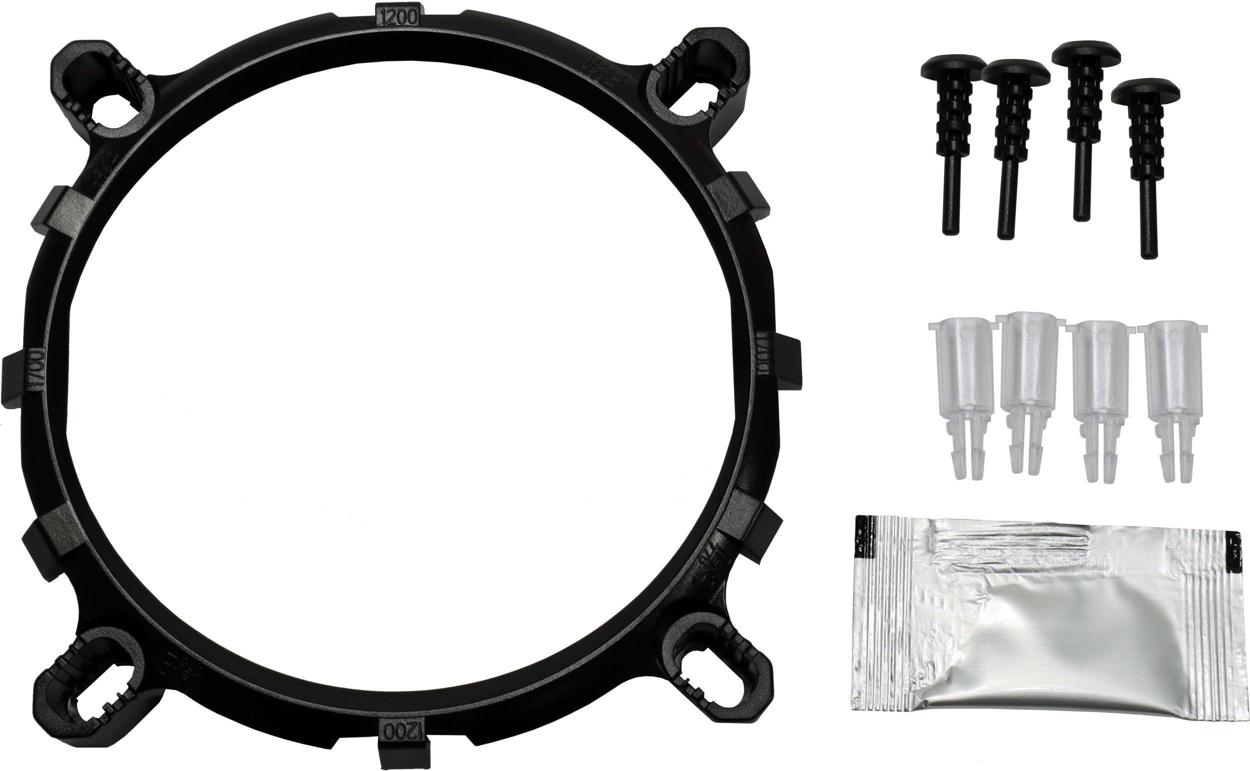 Ftohës CPU Inter-Tech BULK 4P90, 92mm, për AMD dhe Intel, i zi