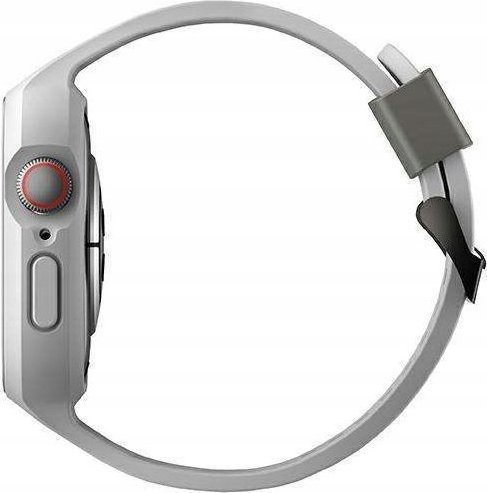 Ремче и заштита UNIQ Monos 2in1 за Apple Watch 44mm 45mm, пластика, сива