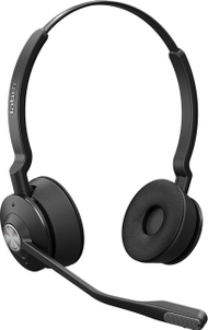 Слушалки Jabra Engage SE Stereo UC, заменливи, црни