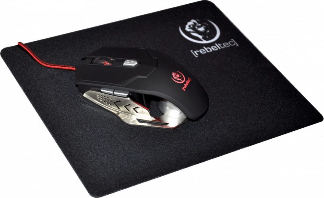 Mauspad Rebeltec SLIDER S (RBLPOD00001), e zezë