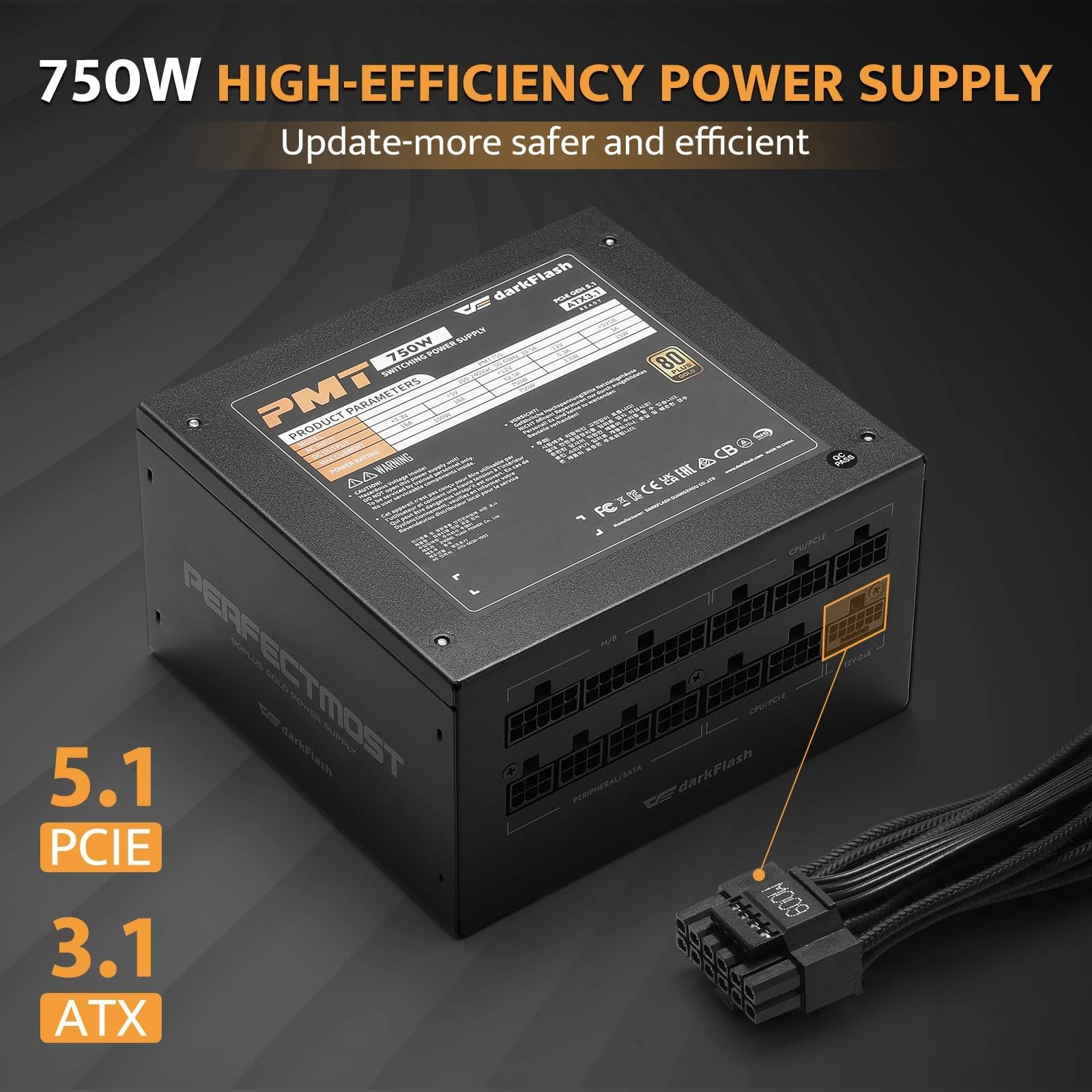 Burim energjie Aigo, PMT750, 750W, i zi