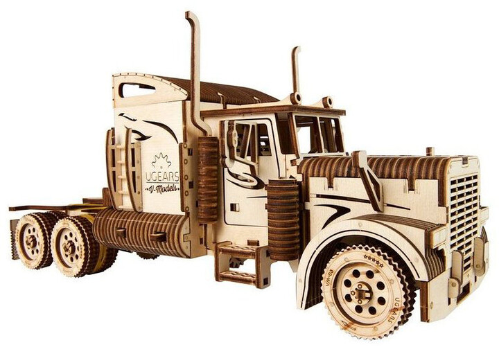 Lodër puzzle UGEARS  - Heavy Boy VM-03 Truck, prej druri, mekanike
