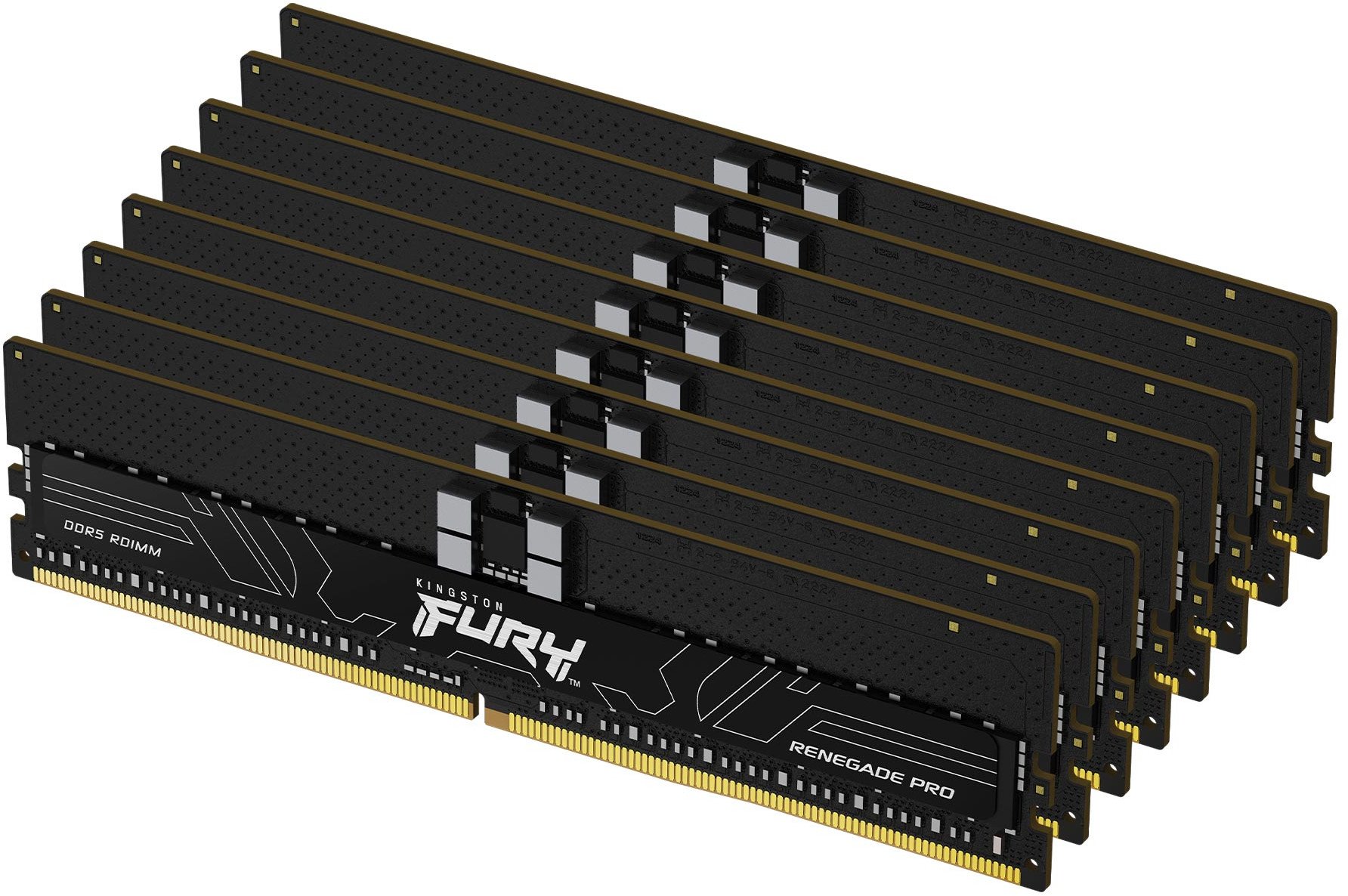 Memorie RAM Kingston FURY Renegade Pro DDR5 256GB, 6800MT/s, ECC Reg, e zezë