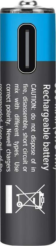 Bateri rikarikuese Newell AAA USB C, 500 mAh, e bardhë