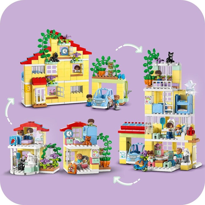 Set LEGO® DUPLO® 10994 Family House 3 in 1
