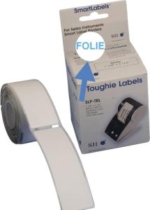 Etiketa Seiko SLP-TRL, 28 mm, të bardha