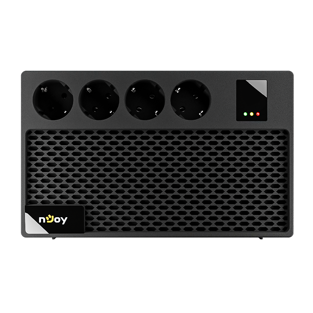 UPS nJoy Renton 650 Plus, 650VA, 4 dalje Schuko, karikim USB, i zi