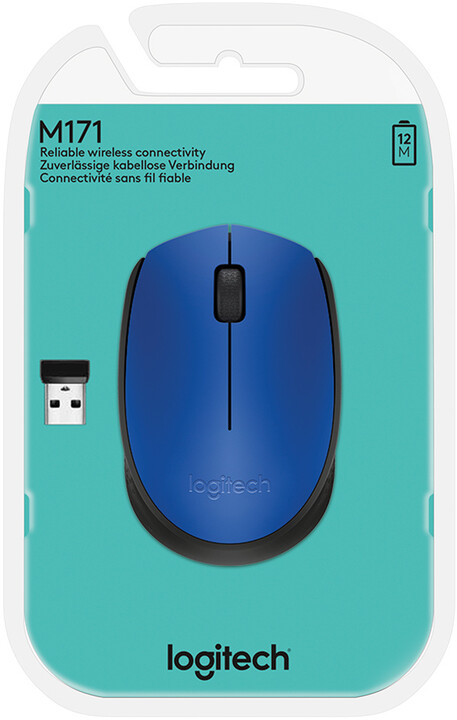 Maus Logitech M171, i kaltër