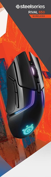 Maus SteelSeries Rival 650 Wireless, i zi