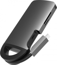 Stacion dokimi Umax U-Connect H7 UB307, USB C, HDMI 4K, gri