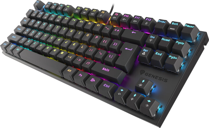 Tastierë Genesis Thor 303, Outemu Red, Hot-swap, US, e zezë