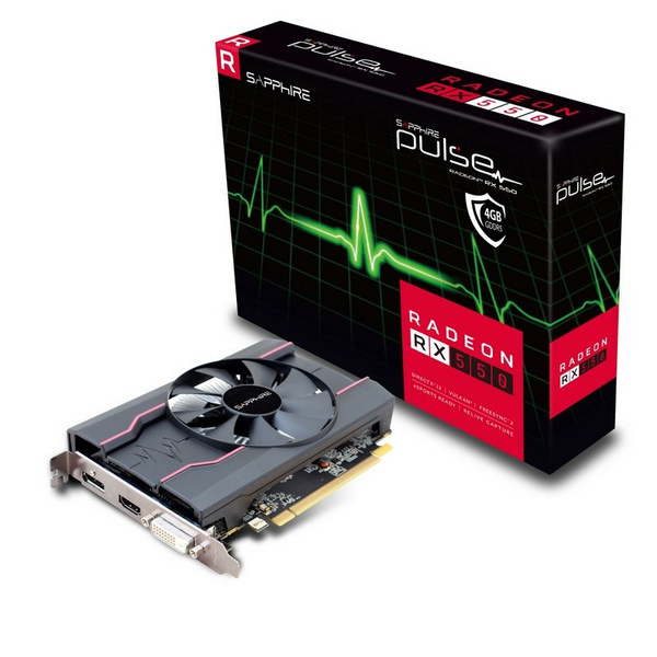Kartelë grafike Sapphire PULSE AMD Radeon RX 550 4 GB GDDR5