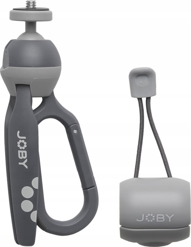 Tripod kompakt Joby HandyPod Clip, për kamerë dhe telefon, gri