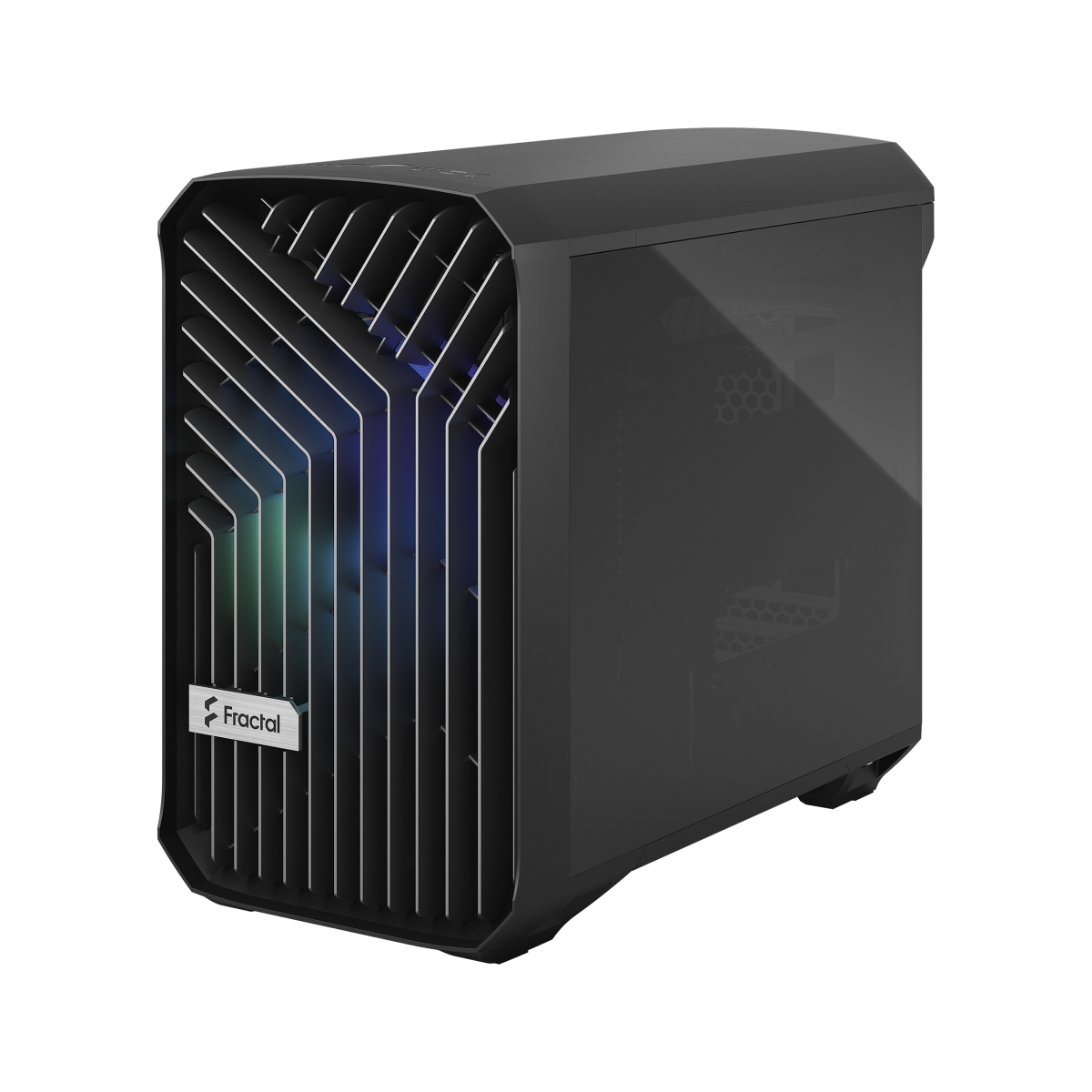 Kasë Fractal Design Torrent Nano RGB Black TG Light Tint, e zezë