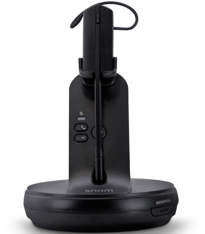 Headset pa tela Snom A170C, DECT, me mikrofon me reduktim zhurme, i zi