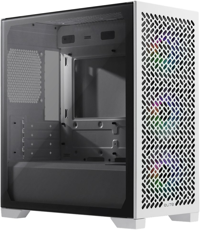 Kuti kompjuteri Cooler Master Elite 302, mini tower, ARGB, e bardhë