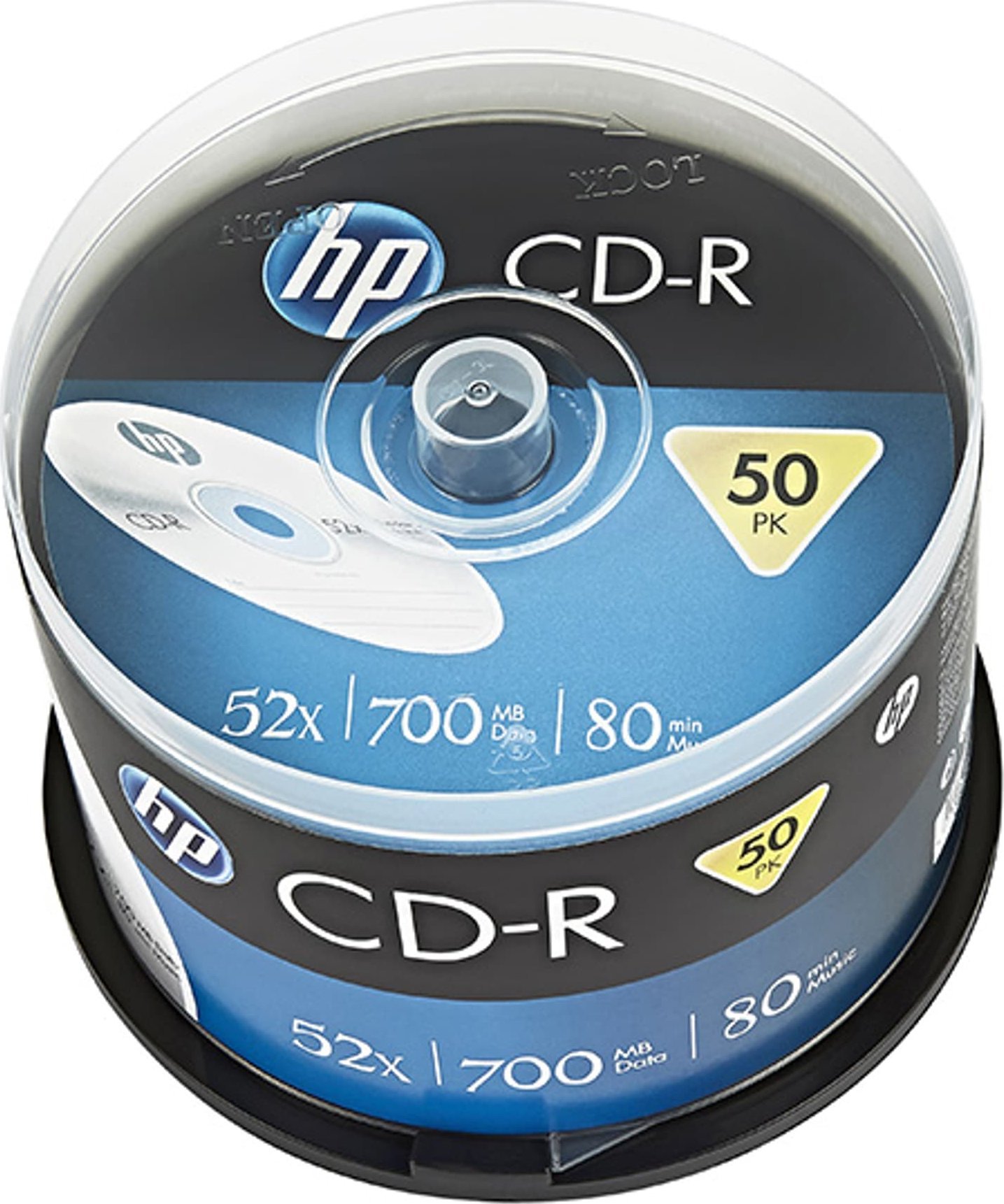 CD-R HP 69307, 700MB, 52X, paketim 50 copë