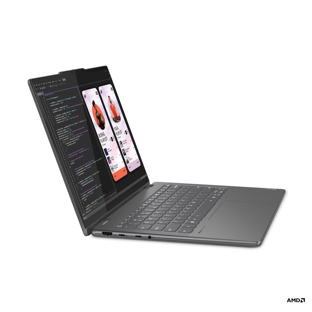 Laptop Lenovo Yoga 7, 14", AMD Ryzen 7 8840HS, 16 GB RAM, 512 GB SSD, i hirtë