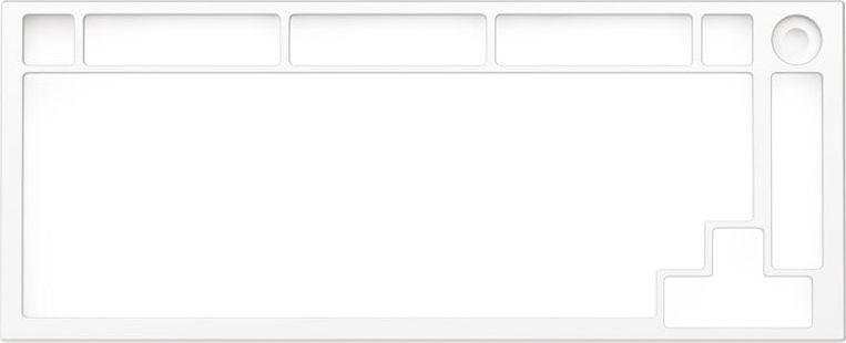 Kornizë sipërme tastiere Glorious GMMK Pro, alumin, E-White