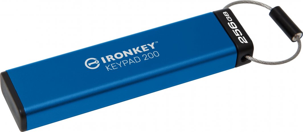 USB Pendrive Kingston IronKey 200, 256GB, USB 3.0, AES, e kaltër