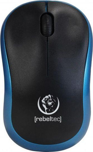 Maus Rebeltec METEOR, wireless, USB, i zi dhe i kaltërt