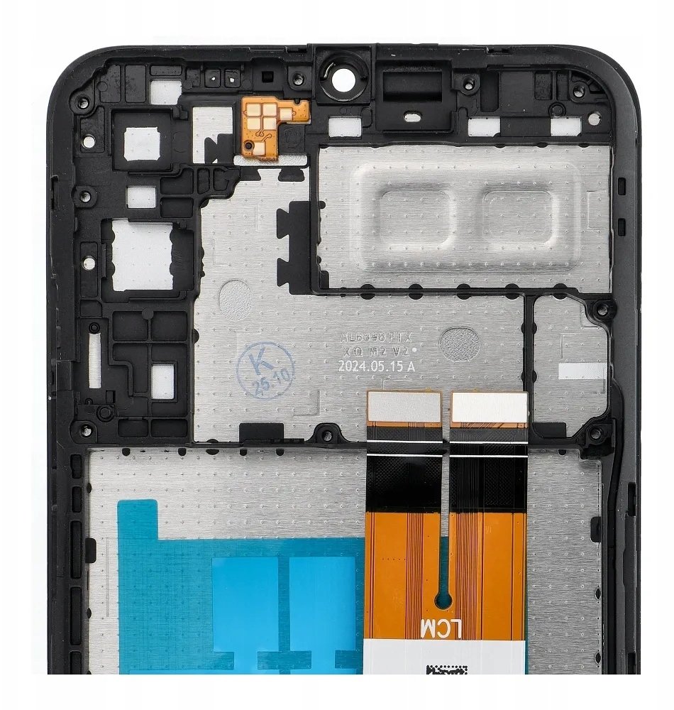 Ekran LCD OG me kornizë Samsung Galaxy A04e A042 F M, OEM, i zi