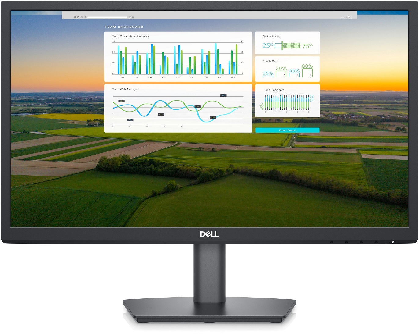 Monitor Dell E2222H 21, 45", VA, FHD, i zi