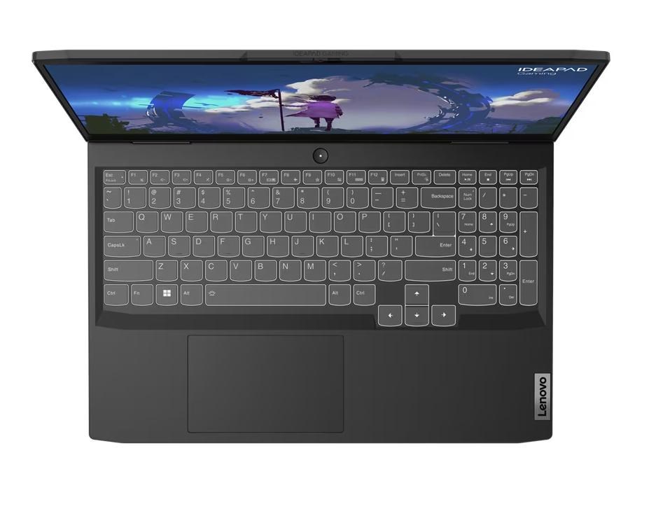 Laptop Lenovo IdeaPad Gaming 3, 15.6", Intel Core i5 12450H, 16 GB RAM, 512 GB SSD, NVIDIA GeForce RTX 3060, i hirtë