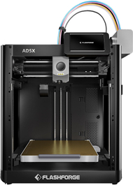 Printer 3D FlashForge AD5X, CoreXY, shumëngjyrësh, i zi