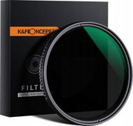 Filter ND K&amp;F Concept Fader, 49mm, ND8 ND2000, gri i rregullueshëm