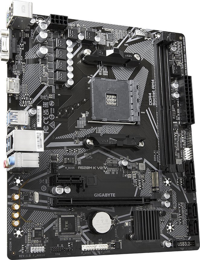 Pllakë amë Gigabyte A520M-K, V2