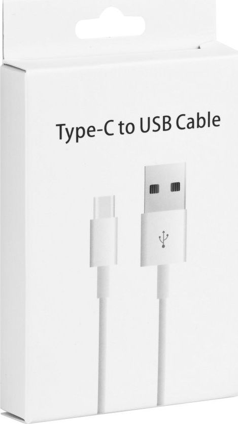 Kabllo USB Partner Tele.com, USB-A - USB-C, 1m, e bardhë