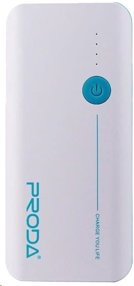 PowerBank Remax Prodi, 20000 mAh, bardhë/ blu