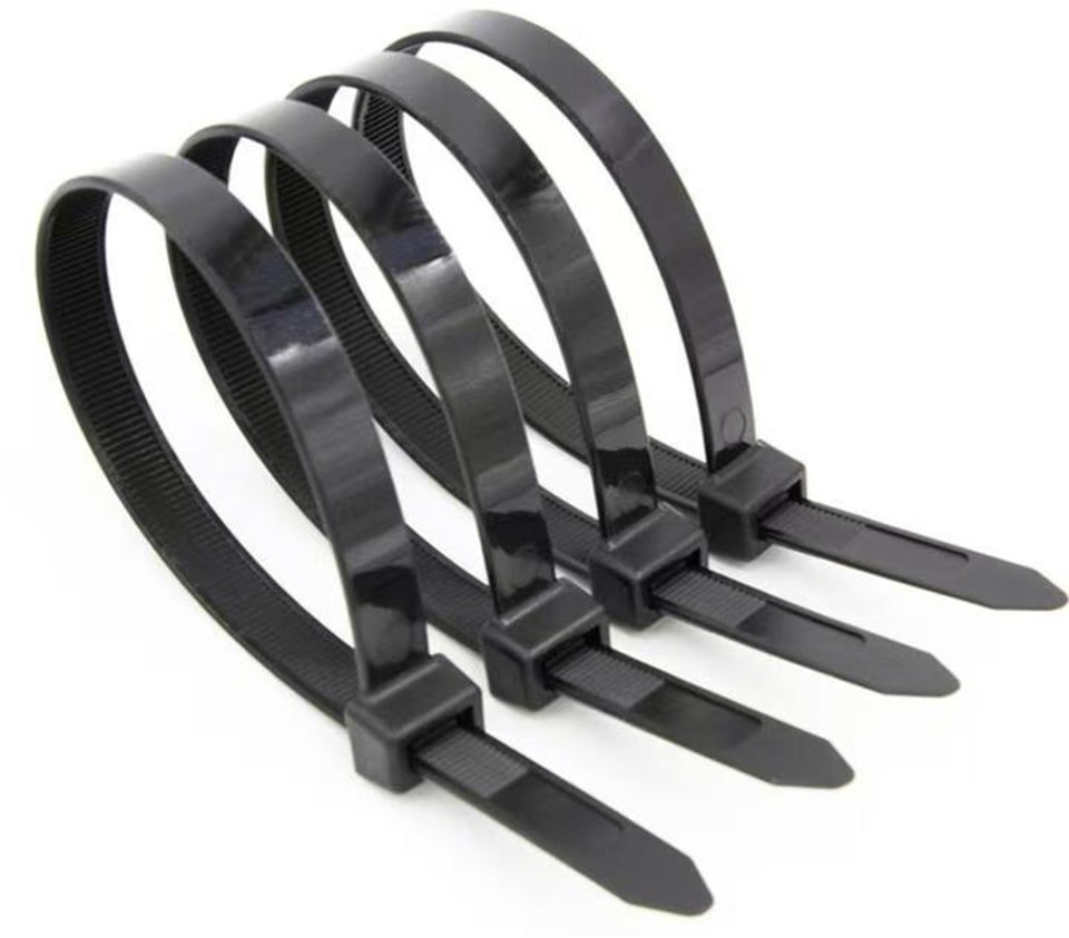 Organizues për kabllo ZOY Ties, 200mm, 100 copë, të zeza