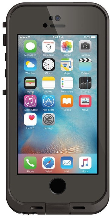 Mbështjellës LifeProof Fre për iPhone 5 / 5s / SE, ngjyrë hiri 