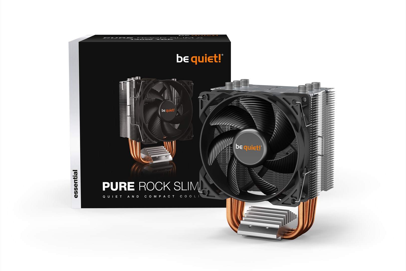 Ftohës për procesor be quiet! Pure Rock Slim 2, 92mm, 130W TDP, i zi