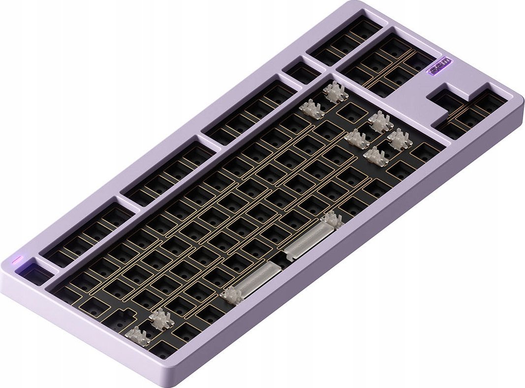 Tastierë mekanike wireless Nuphy Gem80 QMK VIA, ANSI 80%, Airy Lilac