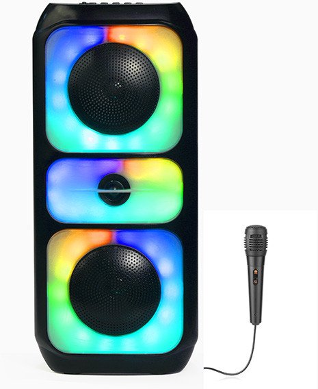 KUTI ZËRI Tracer Powervox P2, Bluetooth, 20W, me karaoke, me drita RGB