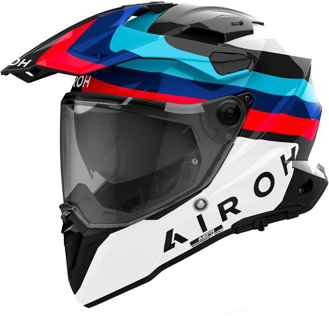 Helmetë adventure Airoh Commander 2 Doom, XXL, A3S antifog, multicolor