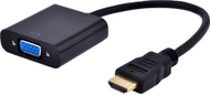 Përshtatës Gembird HDMI AV - D-Sub (VGA) + Jack 3.5 mm i zi (A-HDMI-VGA-03) Përshtatës Gembird HDMI AV - D-Sub (VGA) + Jack 3.5 mm i zi (A-HDMI-VGA-03)