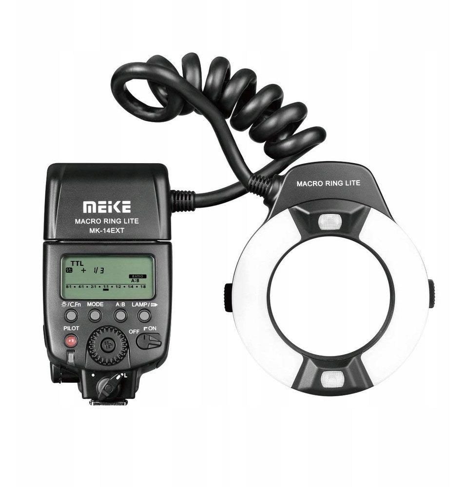 Blic прстенест Meike MK-14EXT, за Canon, црн