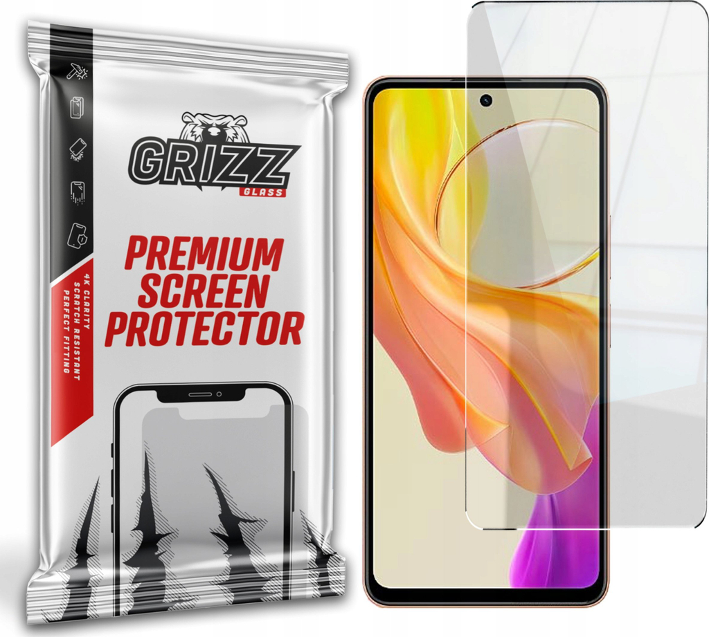 Xham hibrid mbrojtës GrizzGlass HybridGlass për Vivo Y78, transparent