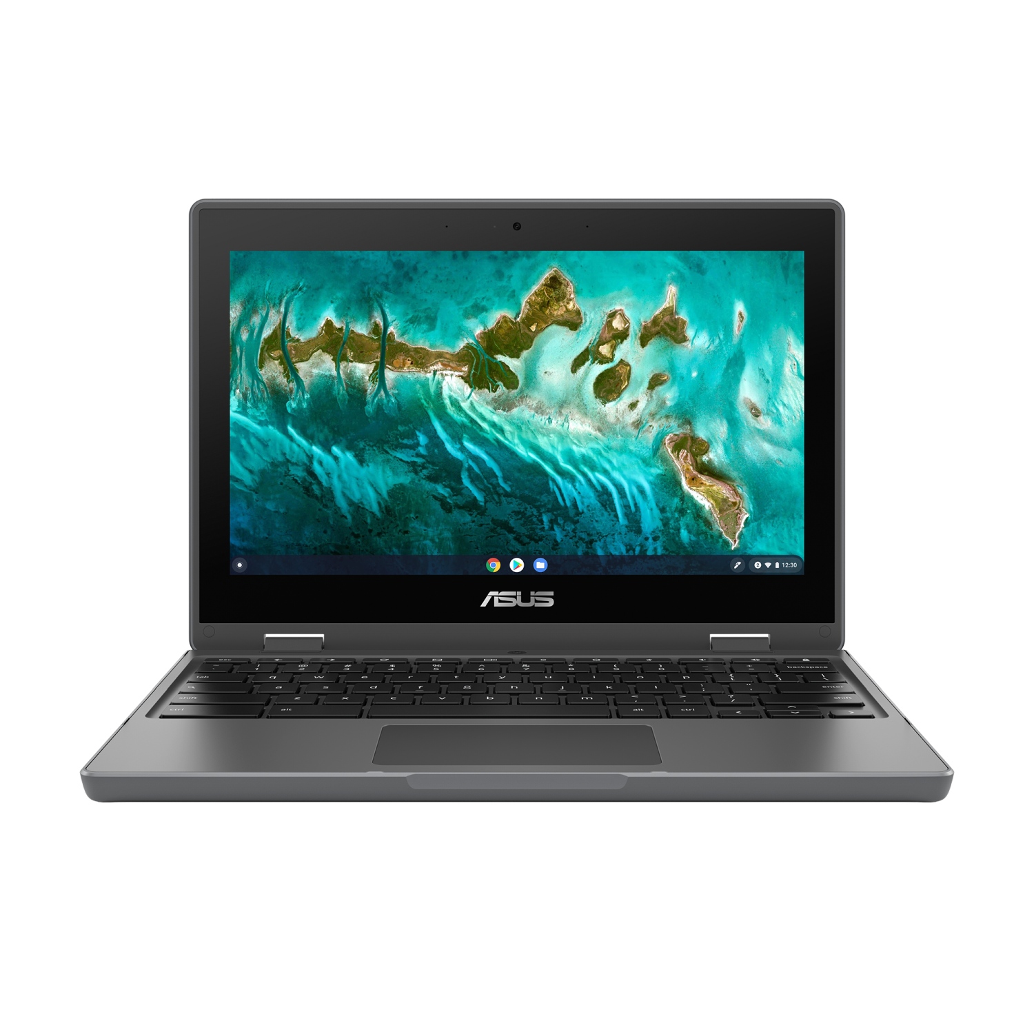 Laptop ASUS Chromebook CR11 Flip CR1100FKA N4500, 11,6", 1366x768, 4GB, 64GB, UHD, i hirtë