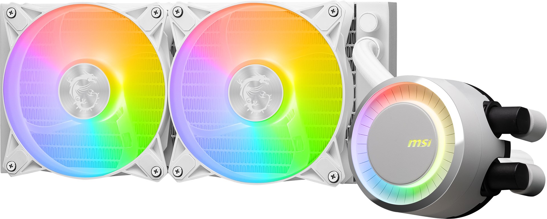 Ftohës me ujë MSI MAG CoreLiquid E240, 277x119mm, i bardhë